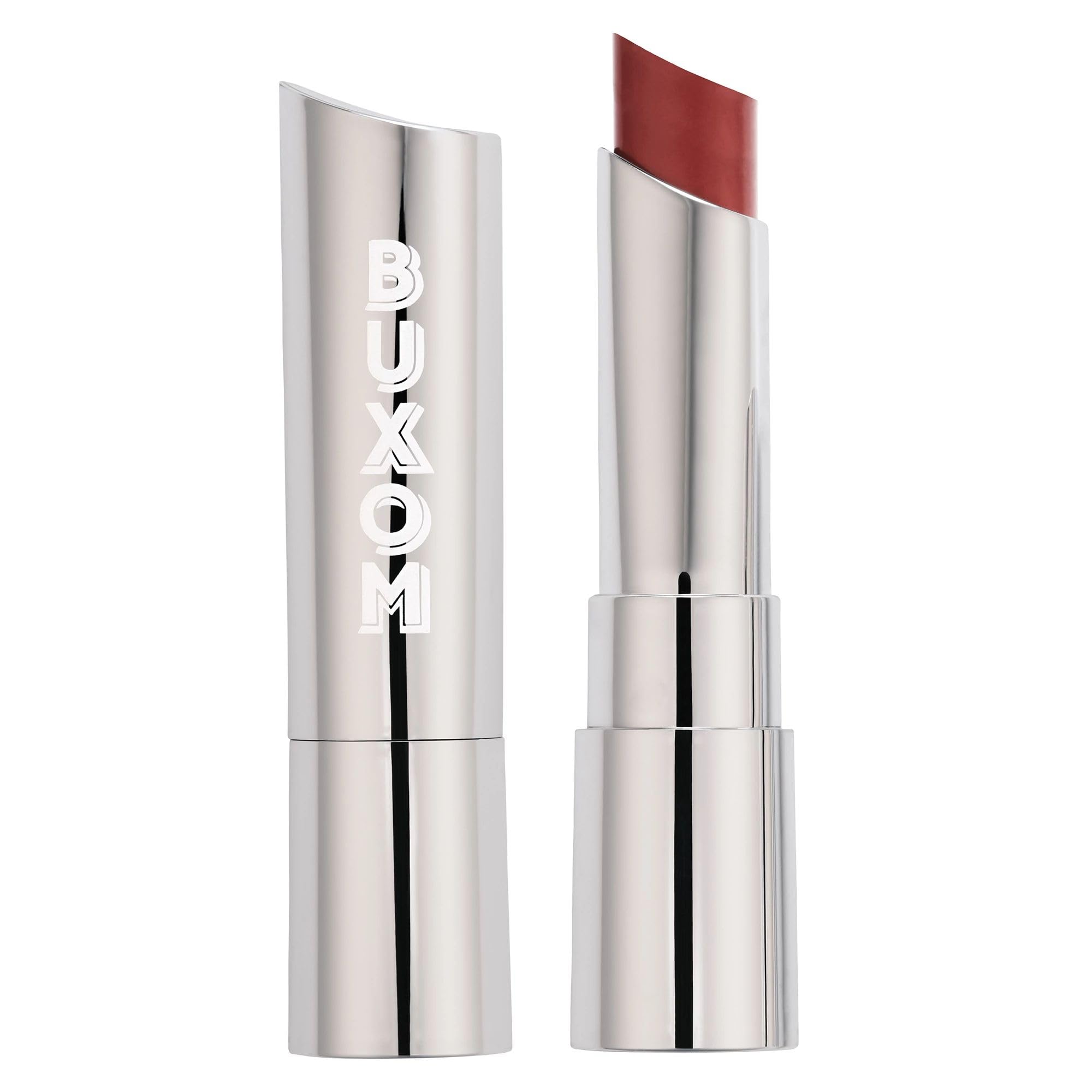 Buxom Full-On Plumping Satin Lipstick in Hush Hush – Peptide-Infused, Long-Lasting Color