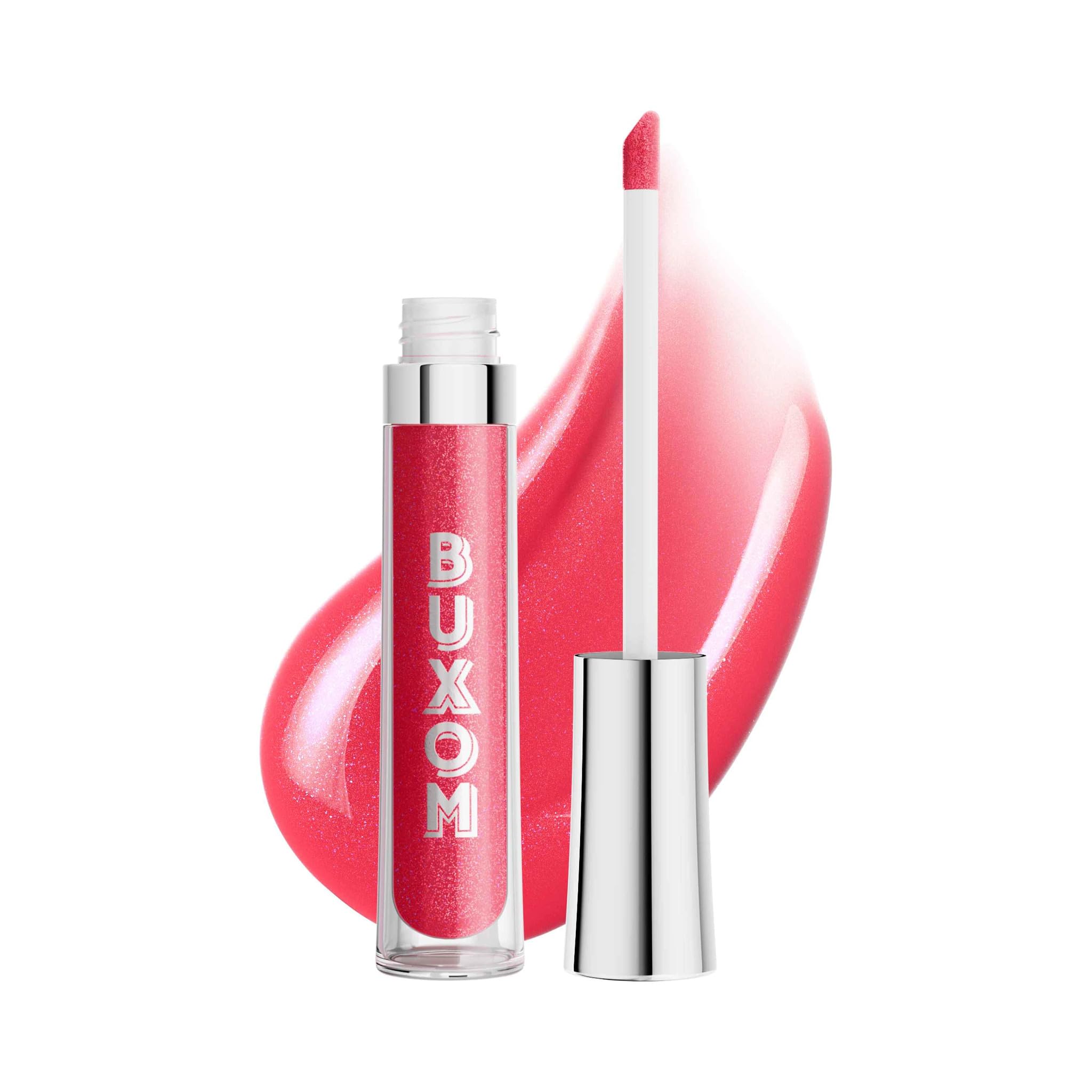 Buxom Full-On Tinted Lip Plumper Gloss AQ Julie – Sheer Bright Pink Shimmer
