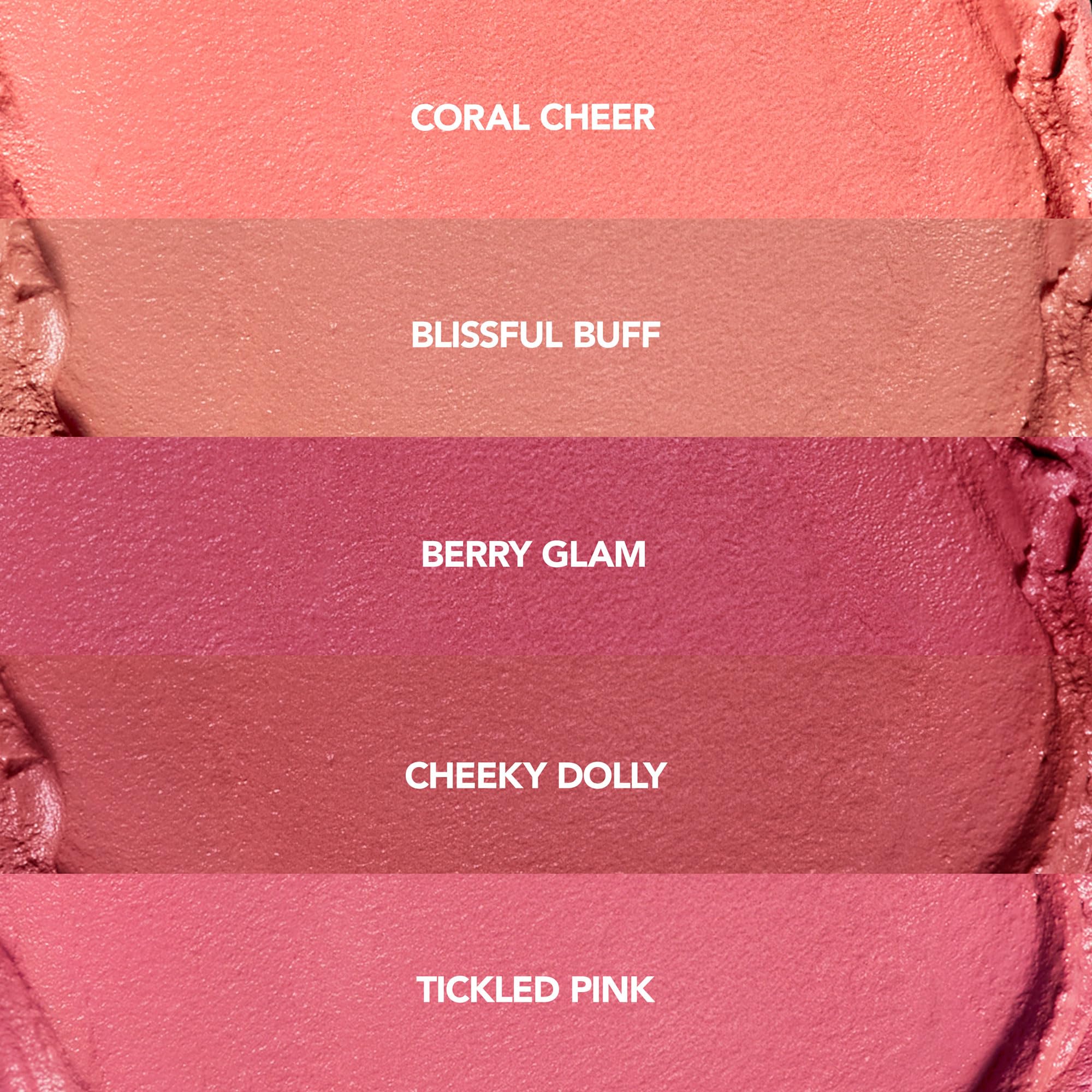 BUXOM Plump Shot Peptide Plumping Blush – Coral Sheer | Cream-to-Powder, Buildable Color