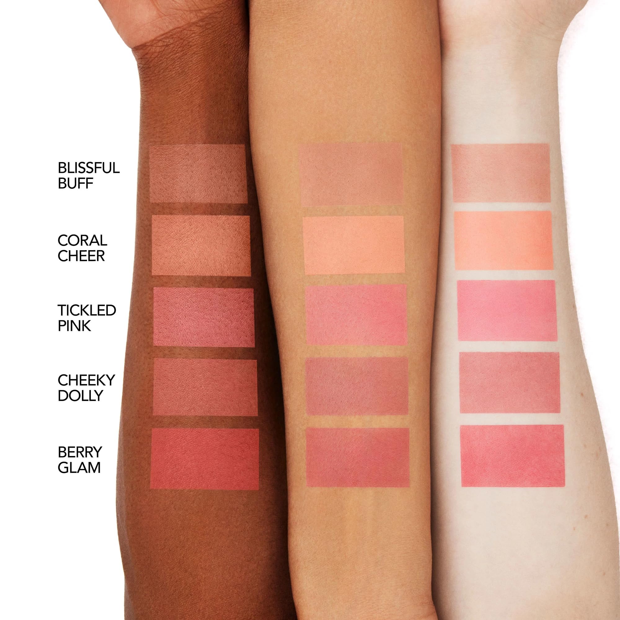 BUXOM Plump Shot Peptide Plumping Blush – Coral Sheer | Cream-to-Powder, Buildable Color