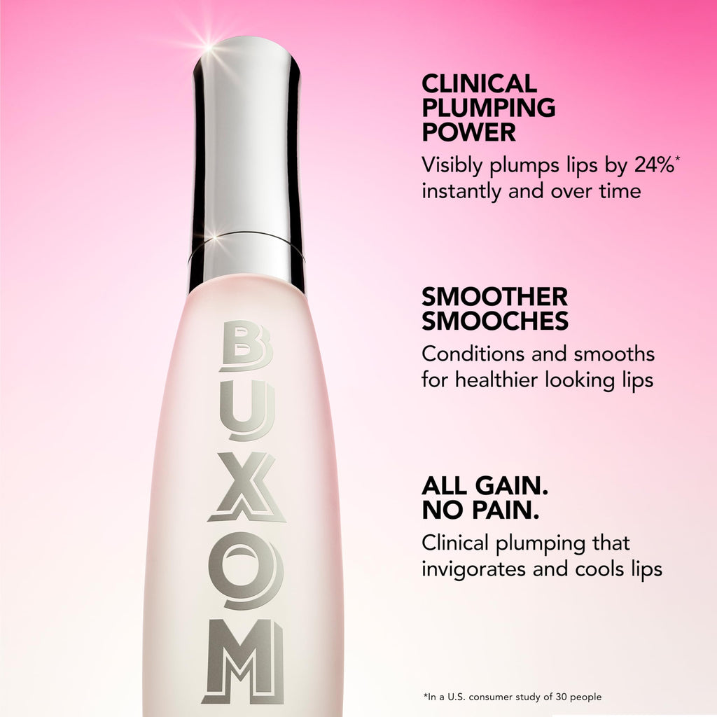 BUXOM Plump Shot Peptide Plumping Blush Tickled Pink – Cream-to-Powder, Buildable Color
