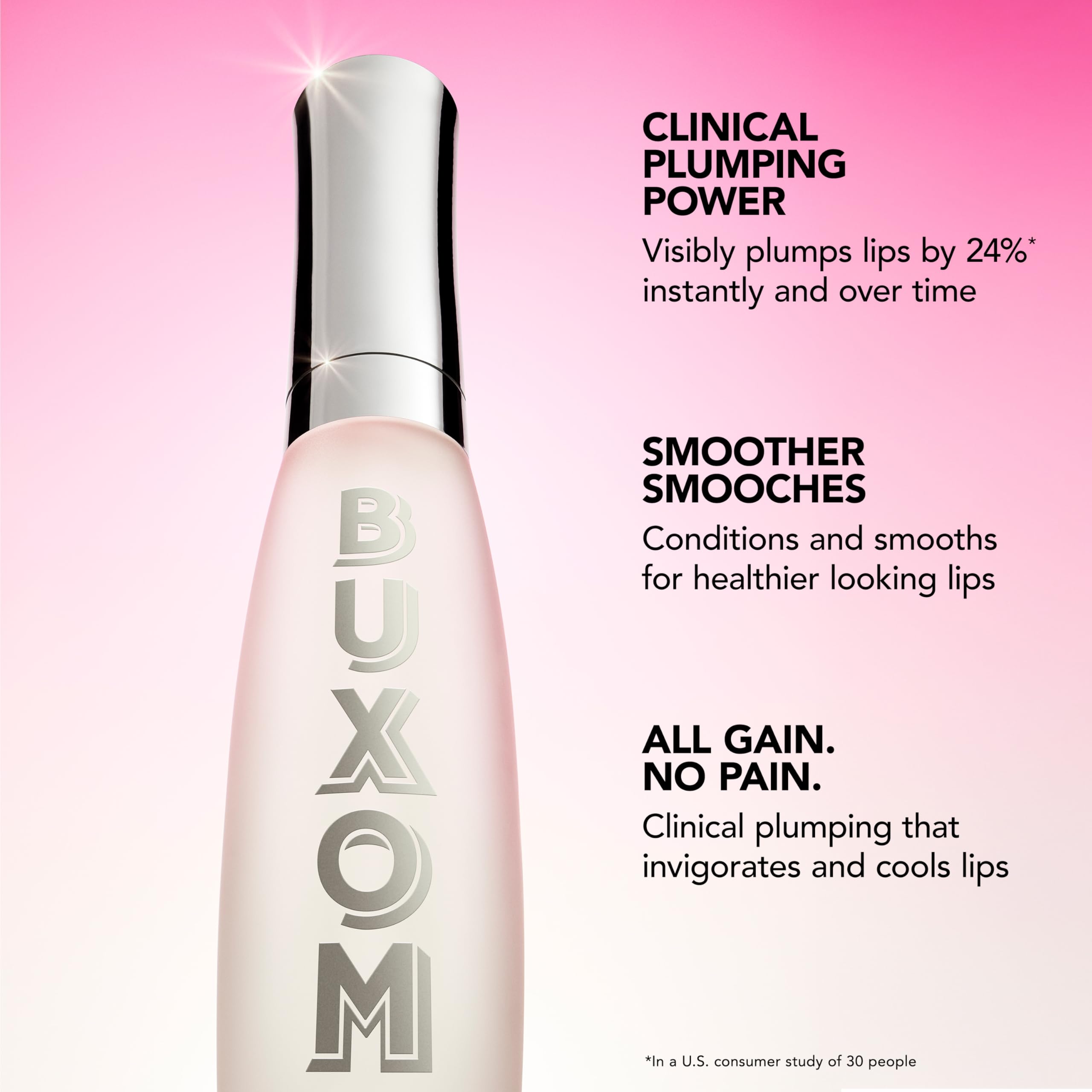 BUXOM Plump Shot Peptide Plumping Blush Tickled Pink – Cream-to-Powder, Buildable Color