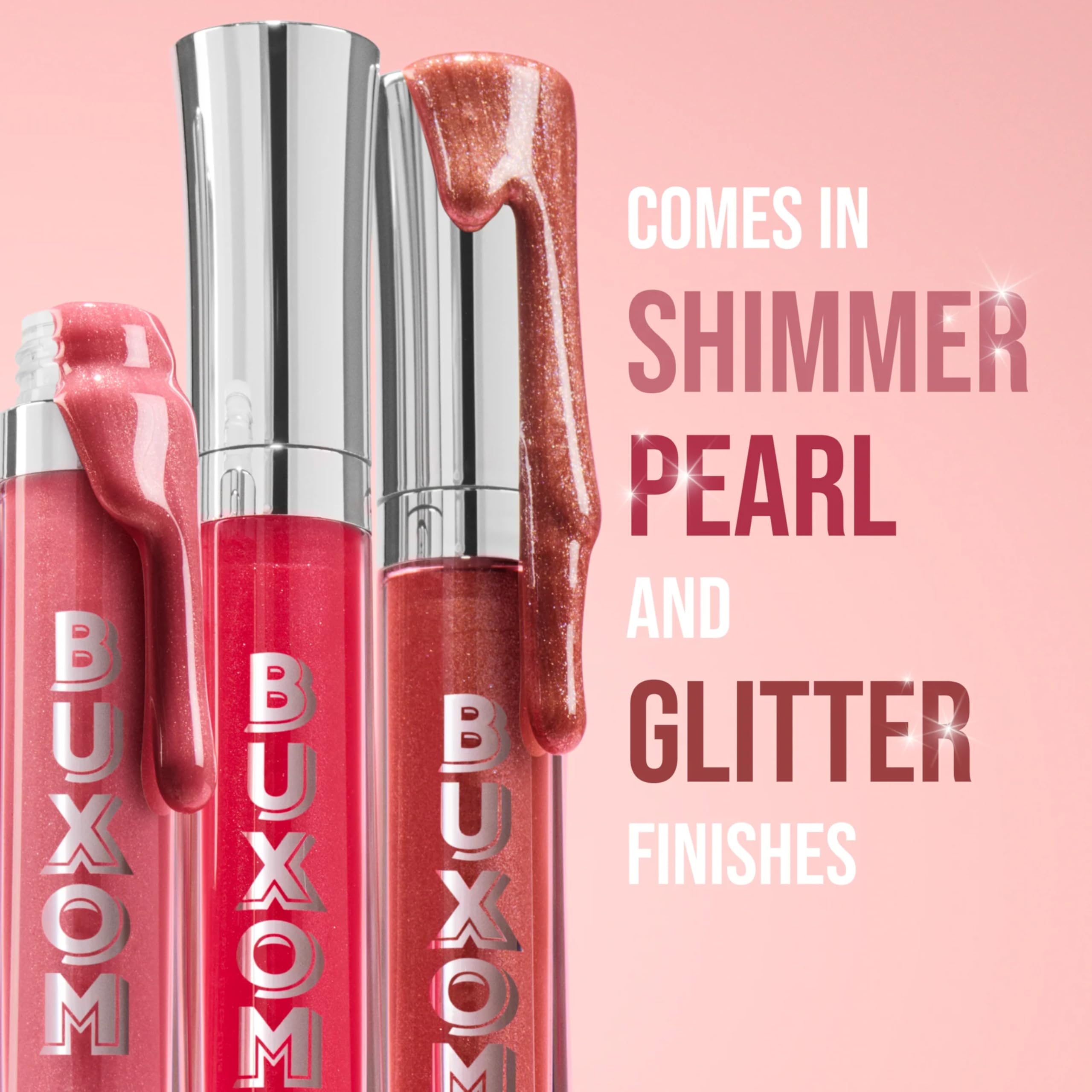 Buxom Full-On Plumping Lip Polish AB Dolly – True Mauve Shimmer, Peptides & Vitamin E, Vegan Gloss