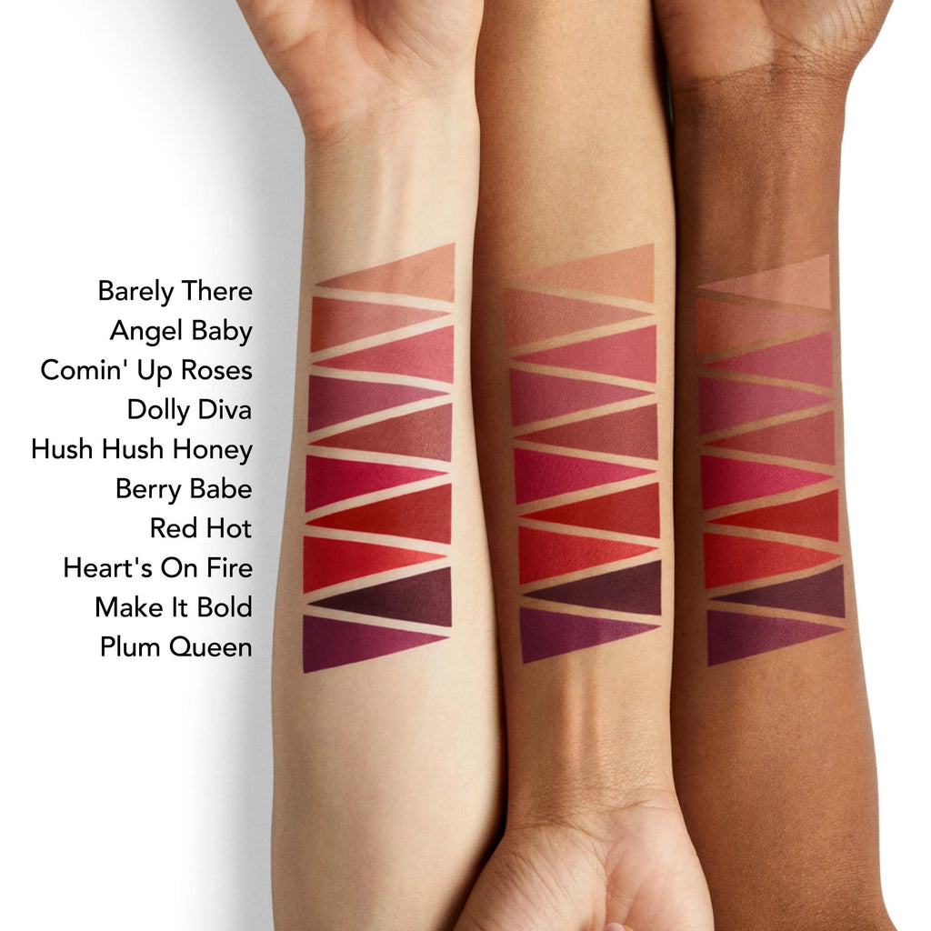 BUXOM Full-On Plumping Liquid Matte Lipstick – Comin' Up Roses