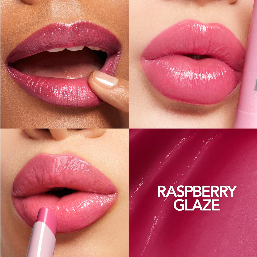 BUXOM Full-On Plumping Lip Glow Balm Raspberry Glaze | Hydrating Lip Tint
