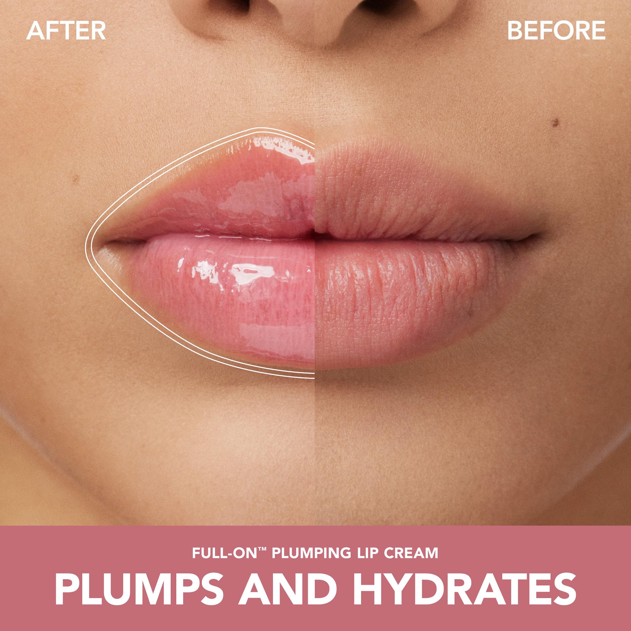 Buxom Full-On Plumping Lip Cream – Sangria | Creamy, Non-Shimmer Lip Color
