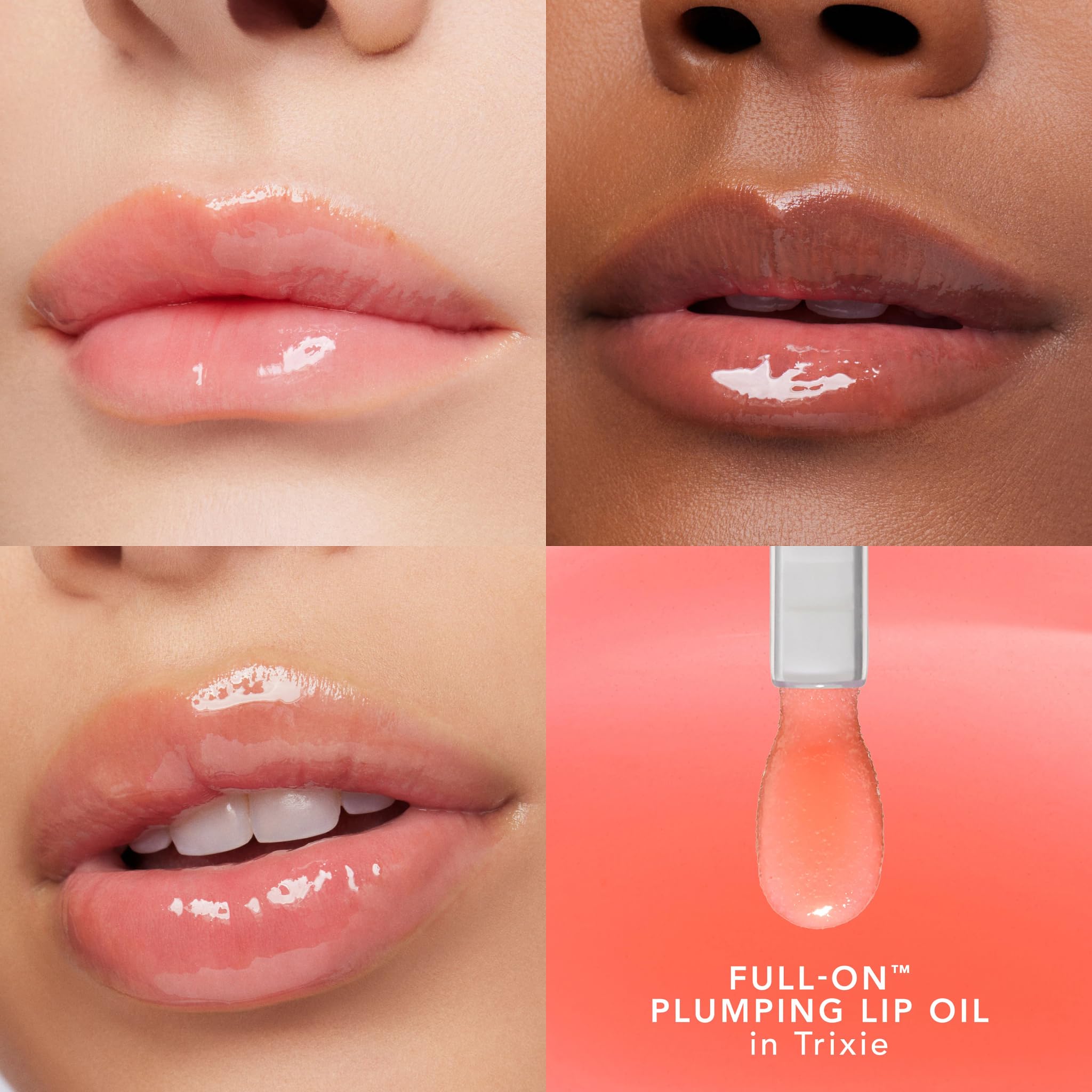 Buxom Full-On Glossy Lip Oil Trixie — Instant Shine, Hydration, and Gentle Plump