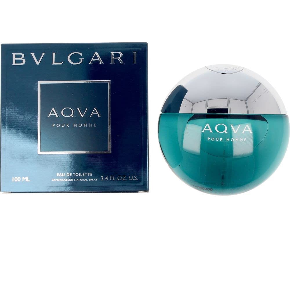 Bvlgari Aqva Pour Homme – Eau de Toilette for Men, 3.4 oz