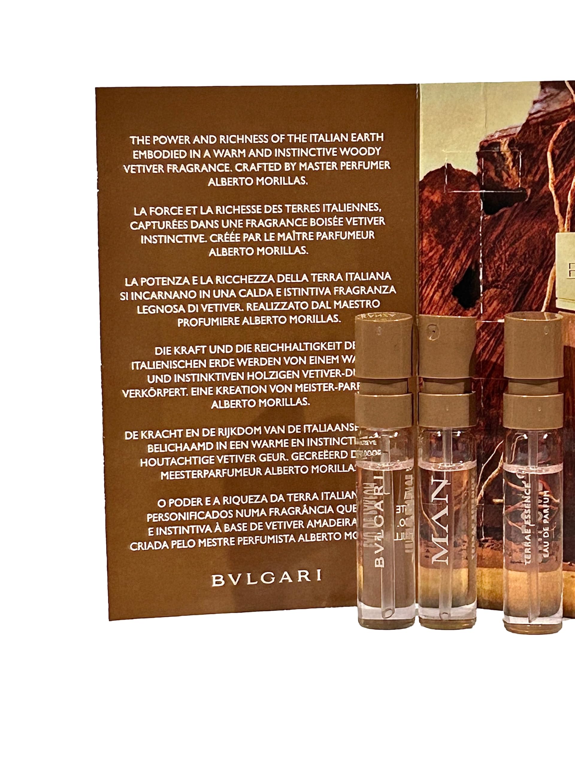 BVLGARI Man Terrae Essence Eau de Parfum Vial | Travel Tester