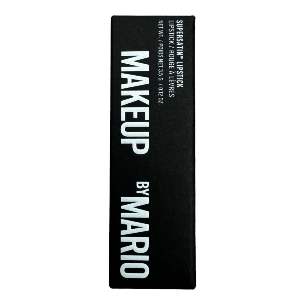 BY MARIO MAKEUP SuperSatin Lipstick Rockefeller – Creamy Satin Lip Color, Rich Brick Red (0.12 oz / 3.5 g)
