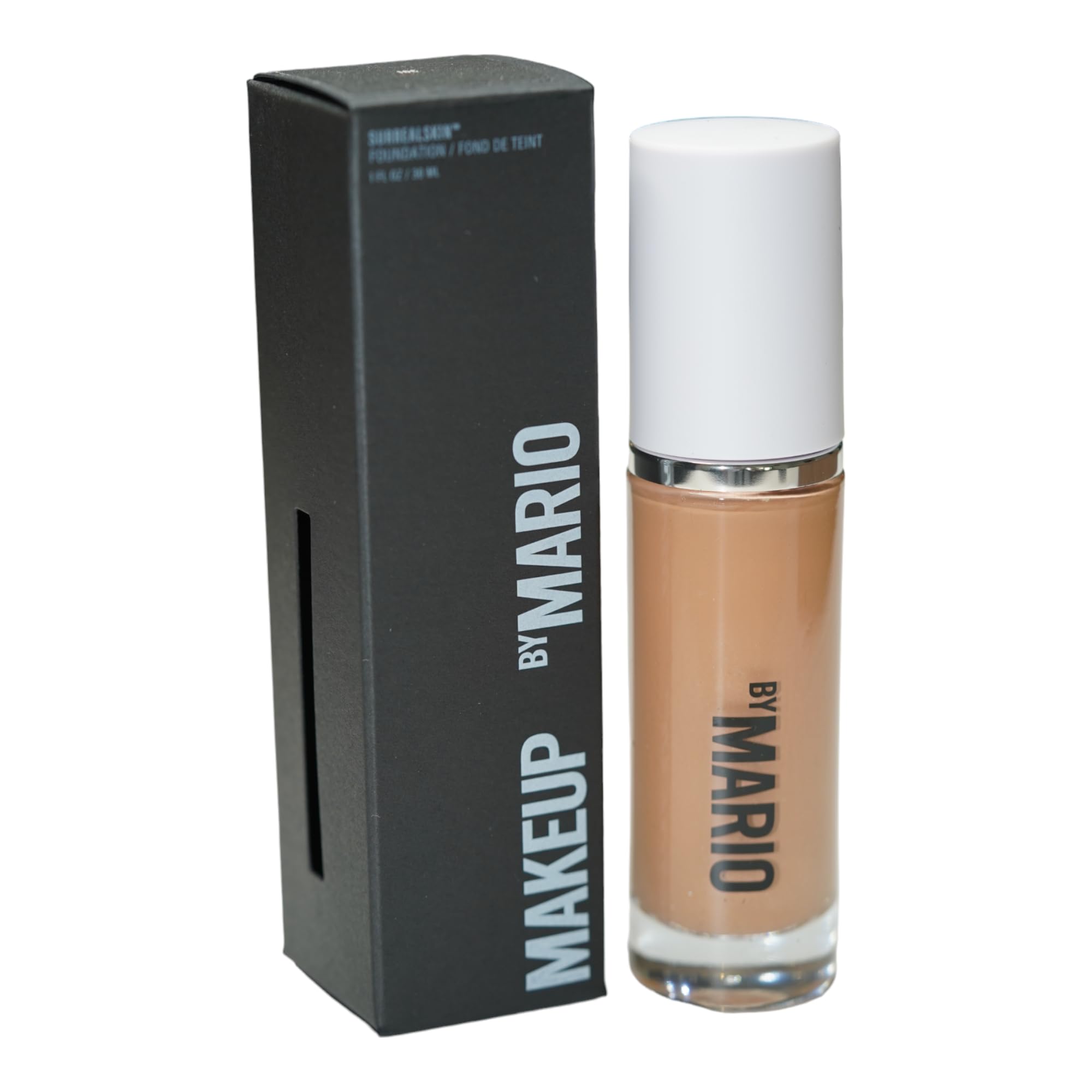 BY MARIO SurrealSkin Liquid Foundation 16C – Medium Cool Undertone | Vegan, Hydrating, Long-Wear
