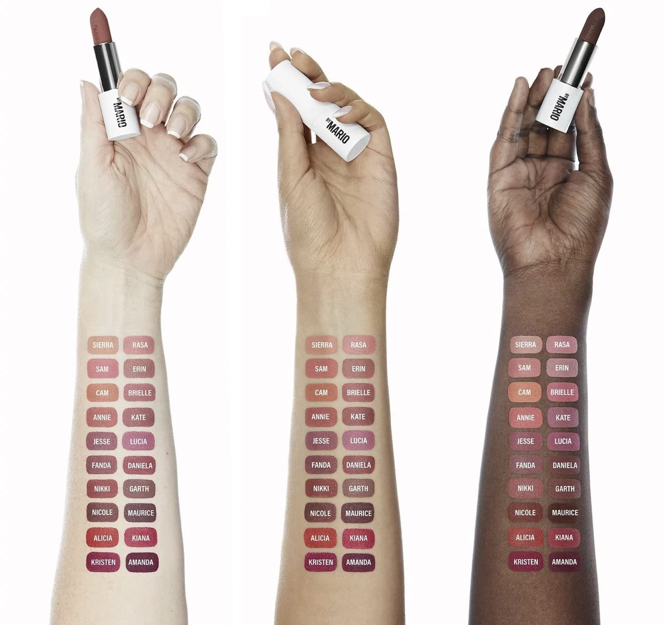 BY MARIO Ultra Suede Lipstick – Hydrating, Soft-Focus Matte Finish, 20 Shades