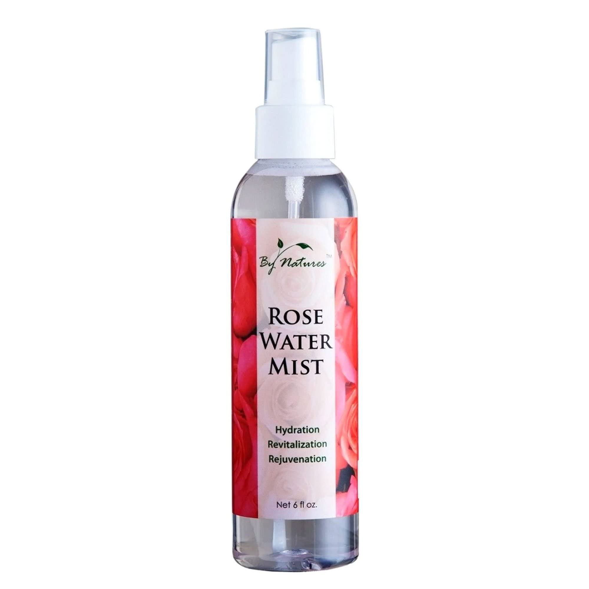 By Natures Rose Water Mist | Refreshing Facial Hydration & Makeup Setting