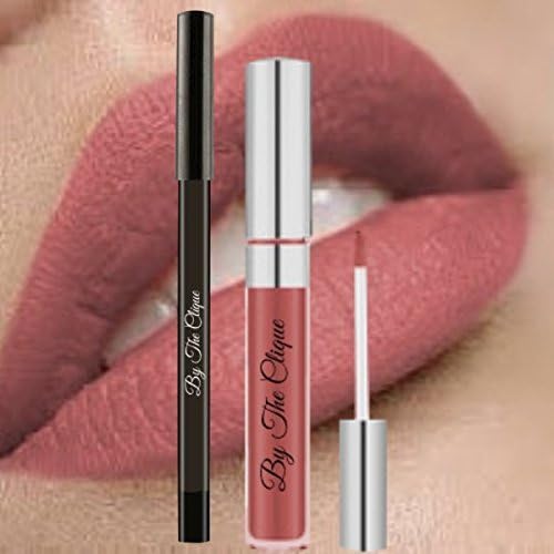 By The Clique Premium Matte Lip Kit – Beach Babe Nude Lipstick & Liner Set
