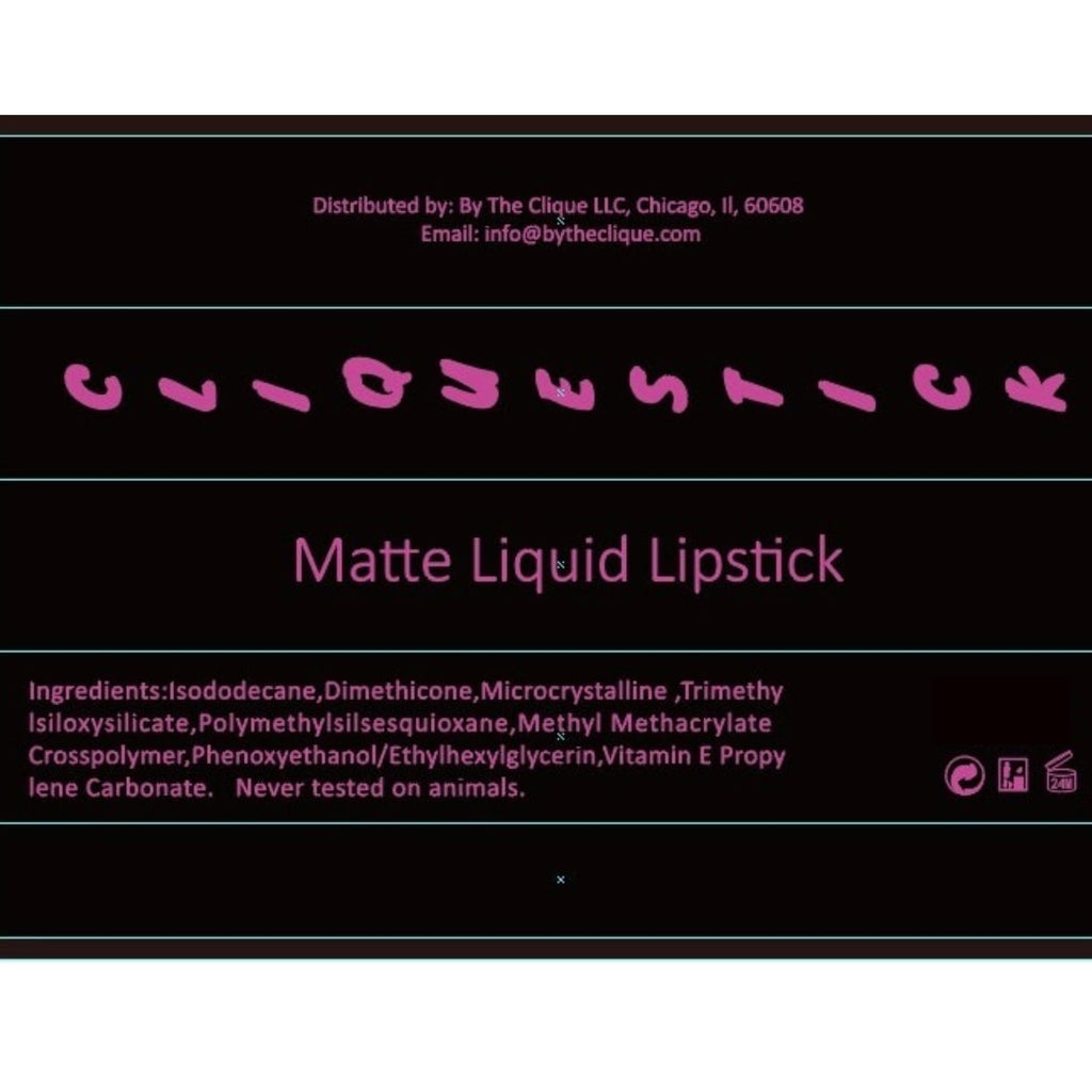 By The Clique Premium Matte Lip Kit – Beach Babe Nude Lipstick & Liner Set