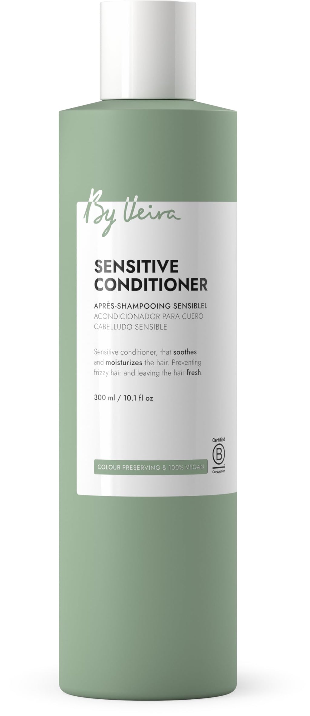 By Veira Sensitive Conditioner – 10.1 Fl Oz, Soothes Itchy Scalp, Moisturizes Frizz, Color-Preserving, 100% Vegan