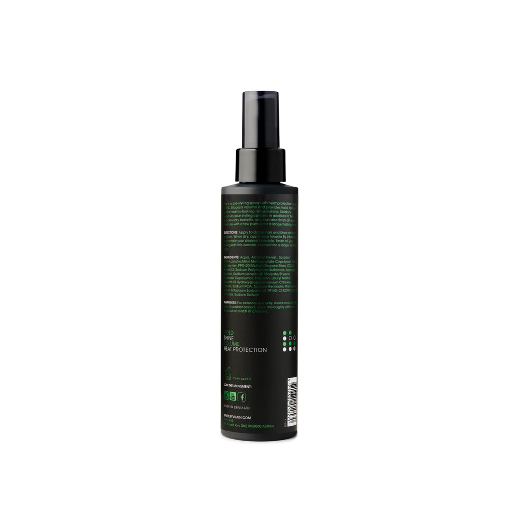 By Vilain Sidekick Pre Styling Hair Spray - Volume, Texture & Heat Protection (155ml)