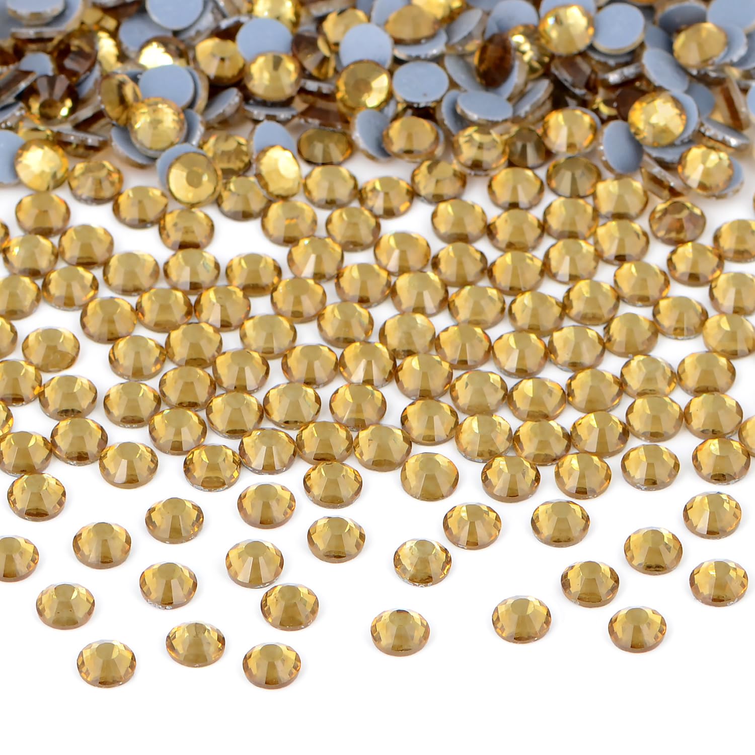 Bymitel Hotfix Crystal Rhinestones 3.8mm Lt. Topaz SS16 2880pc – Iron-On DIY