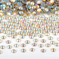 Bymitel Hotfix Citrine AB Rhinestones 2.8mm SS10 – 2880pcs | Iron-On DIY Jewelry & Craft Gems