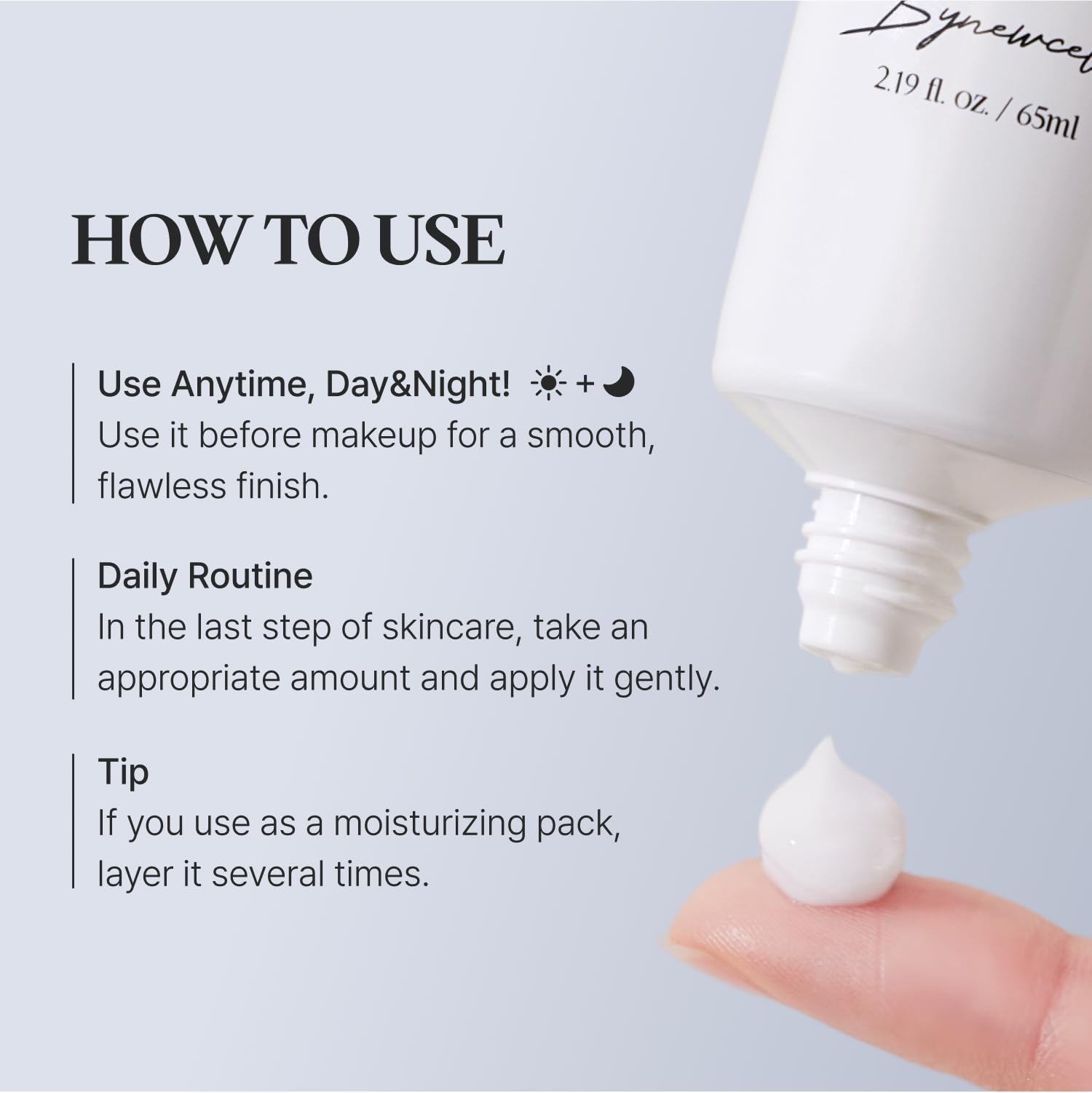 BYNEWCELL Cica Face Moisturizer – Daily Hydration with Panthenol, Squalane & Glycerin (2.2 oz)