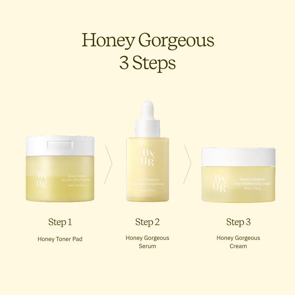 ByUR Honey Gorgeous Keep Moisturizing Toner Pads – Deep Hydration, Firming & Elasticity