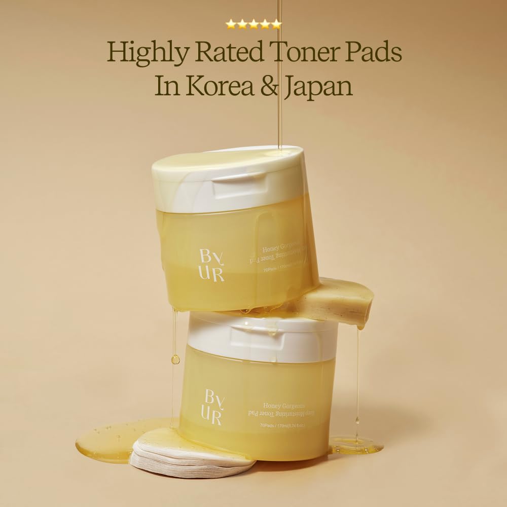ByUR Honey Gorgeous Keep Moisturizing Toner Pads – Deep Hydration, Firming & Elasticity