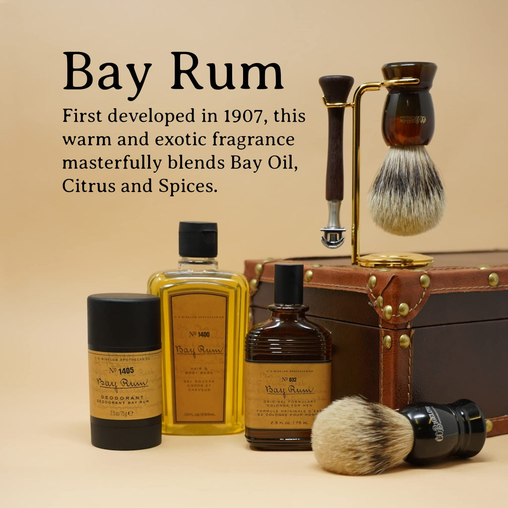 C.O. Bigelow Bay Rum Aluminum-Free Deodorant for Men – Citrus & Spice Gel Stick 2.5 oz