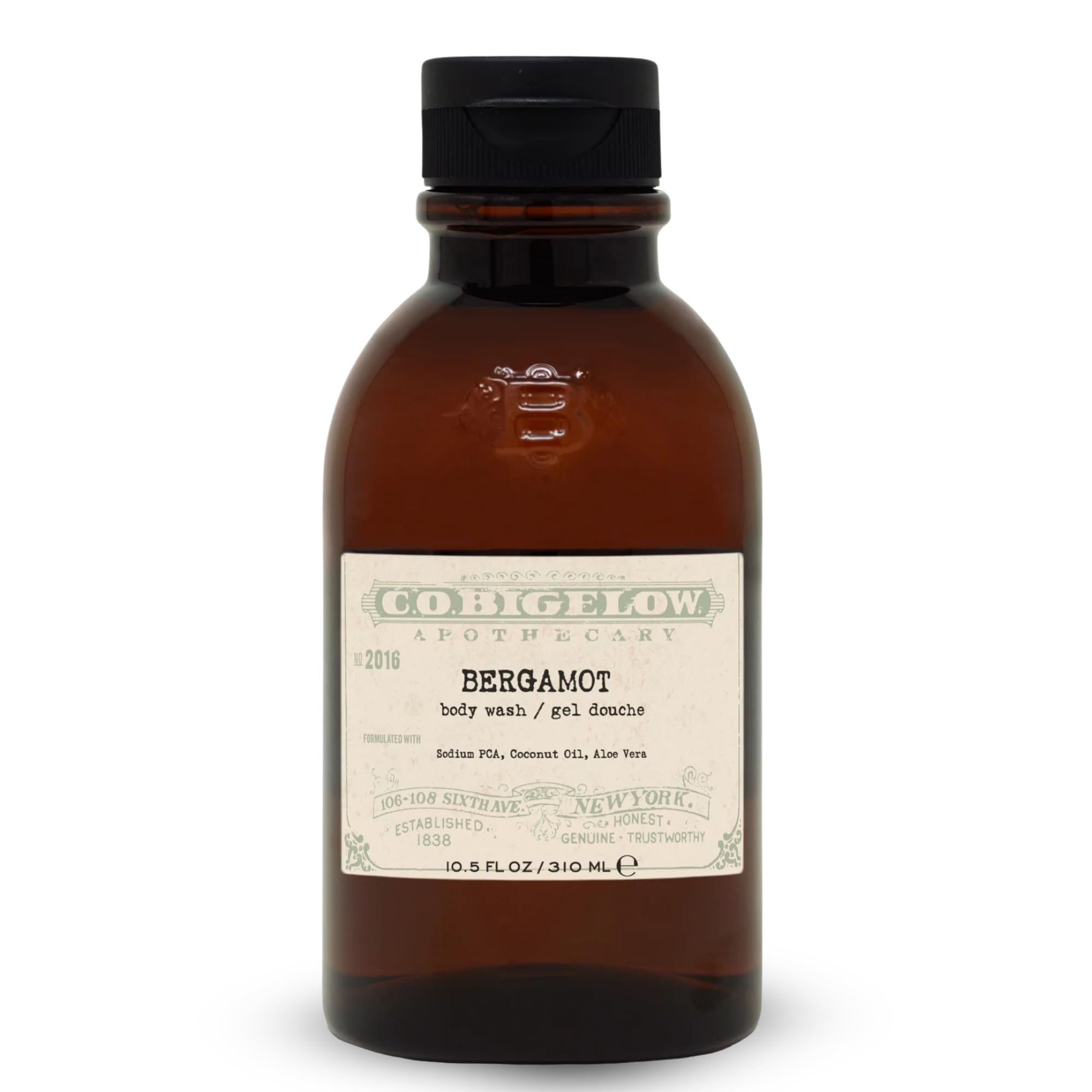 C.O. Bigelow Bergamot Body Wash – Moisturizing with Coconut Oil & Aloe Vera | Iconic Collection
