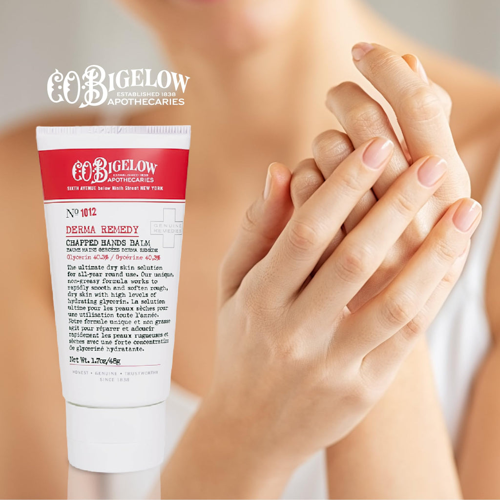 C.O. Bigelow Chapped Hands Balm No.1012 – Glycerin 40.3% Hand Lotion (2-Pack, 1.7 oz Each)