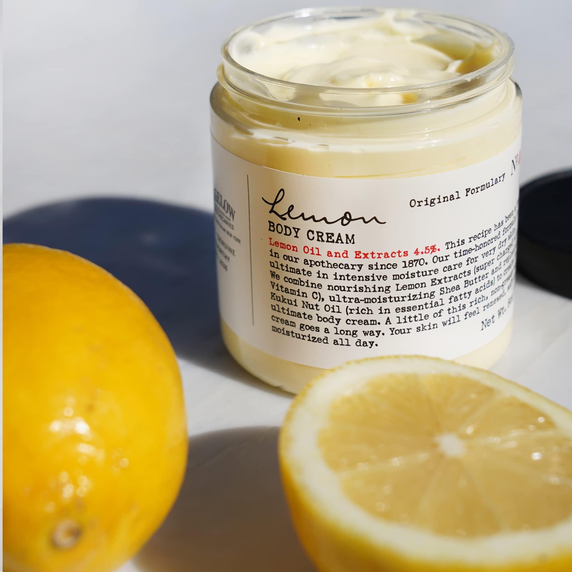 C.O. Bigelow Lemon Body Cream | Moisturizing Lotion with Shea Butter & Lemon Extract | 32 oz