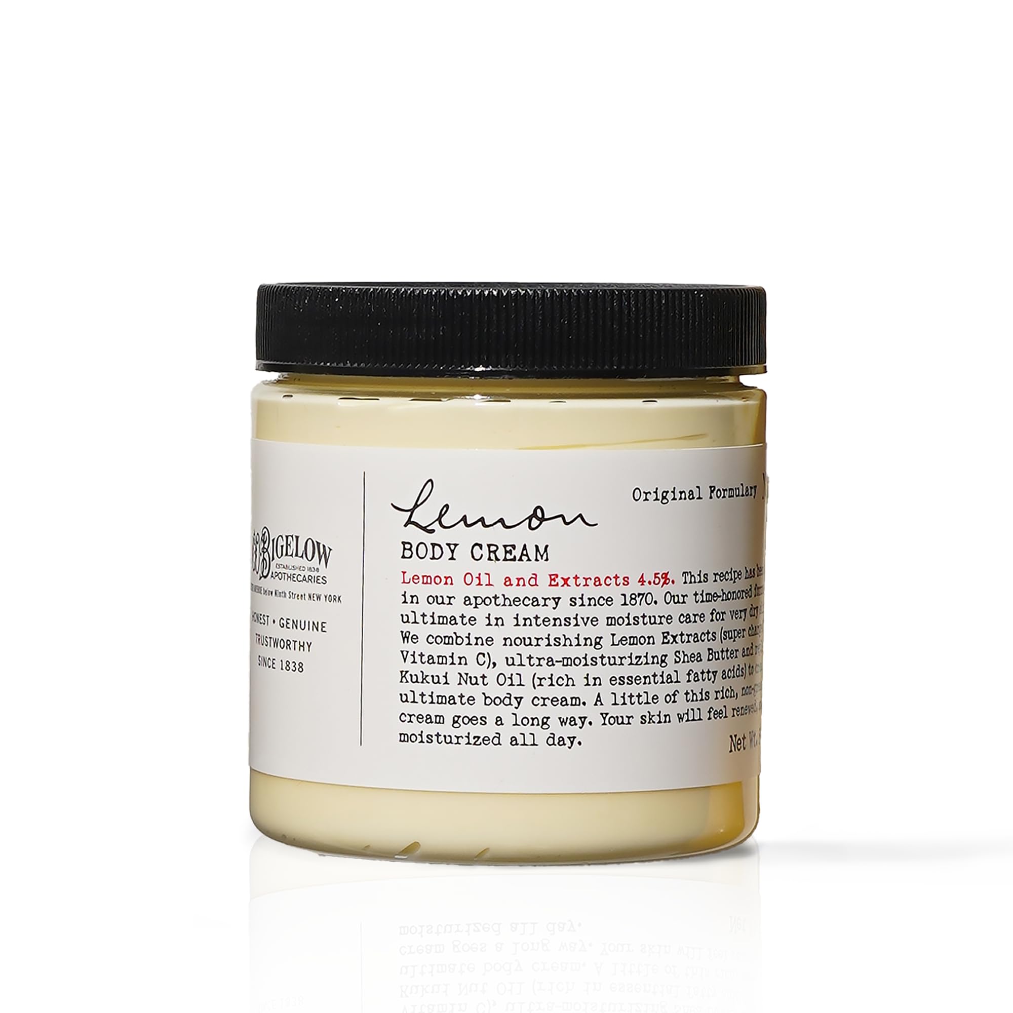 C.O. Bigelow Lemon Body Cream | Moisturizing Lotion with Shea Butter & Lemon Extract | 32 oz