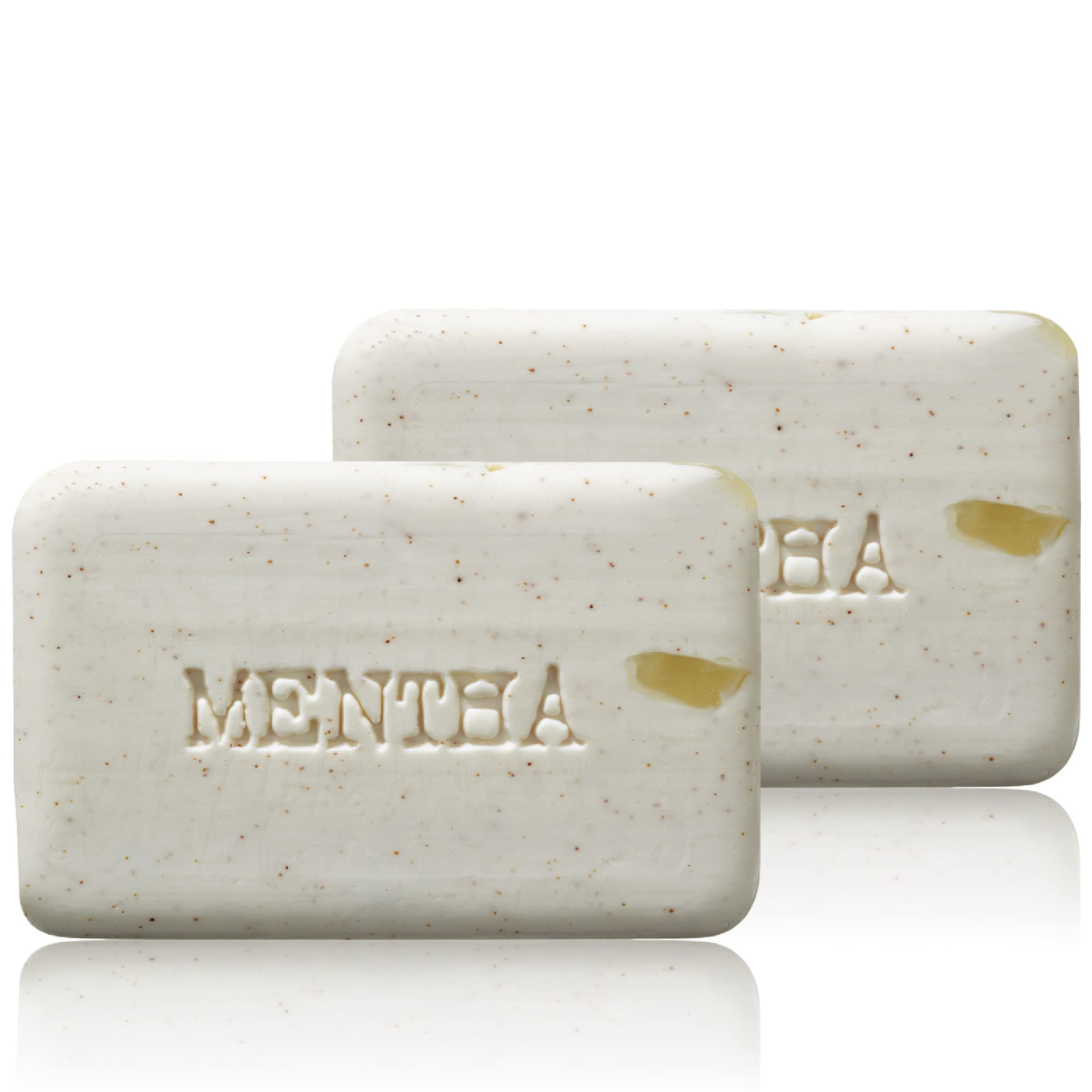 C.O. Bigelow Mentha Exfoliating Bar Soap No. 1413 – Peppermint Oil & Walnut Powder, Pack of 2