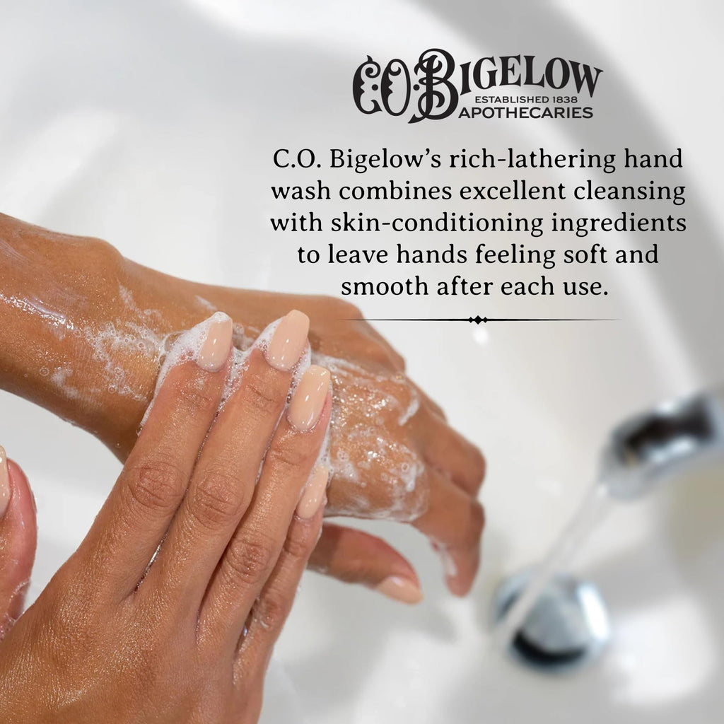 C.O. Bigelow West Village Rose Hand Wash | Moisturizing Soap with Shea Butter, Glycerin & Aloe Vera (10.5 oz)