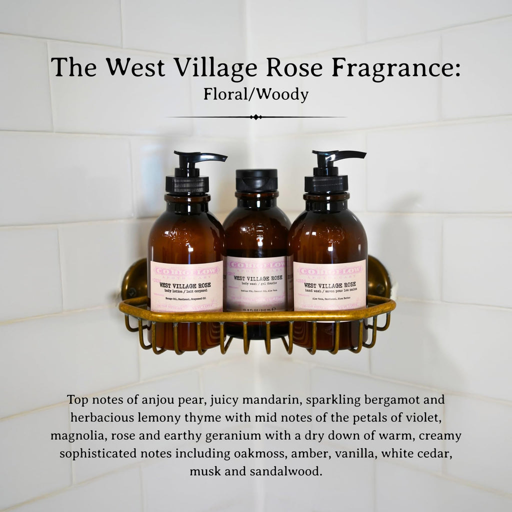 C.O. Bigelow West Village Rose Hand Wash | Moisturizing Soap with Shea Butter, Glycerin & Aloe Vera (10.5 oz)