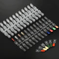 C12rtive 120PCS Magnetic Nail Color Display Tips – Premium Acrylic Tips for Gel & Regular Polish