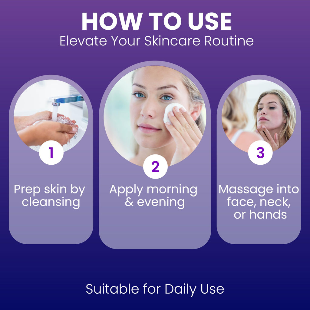 C60 Purple Power Anti-Gravity Serum for Face & Neck – 99.99% Pure Sublimated C60, Antioxidant-Rich Skincare