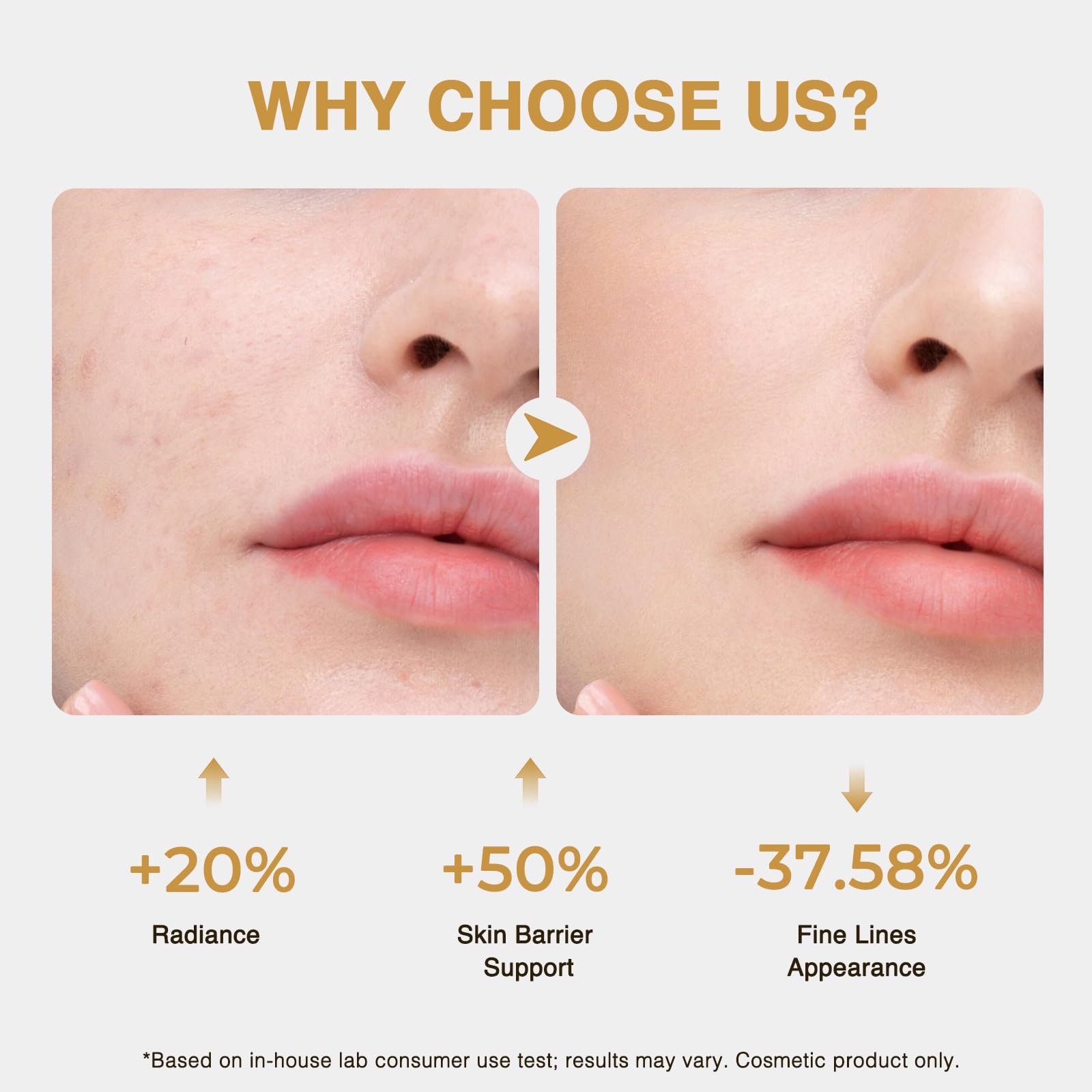 CA CAREL Face Serum – Collagen, Peptides & Niacinamide for Hydration, Brightening & Firming