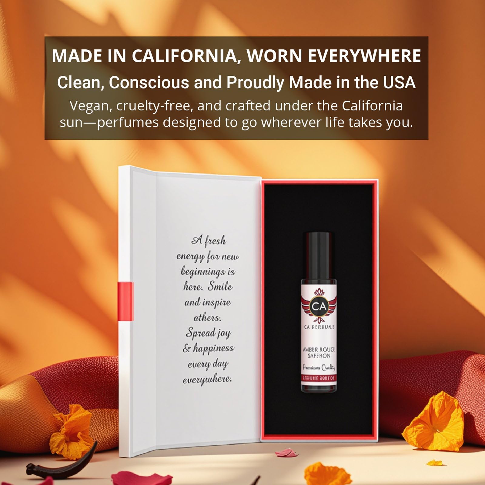 CA Perfume Impression of Love Don’t Be Shy for Women — Amber Scent, Eau de Parfum, 0.33 Fl Oz