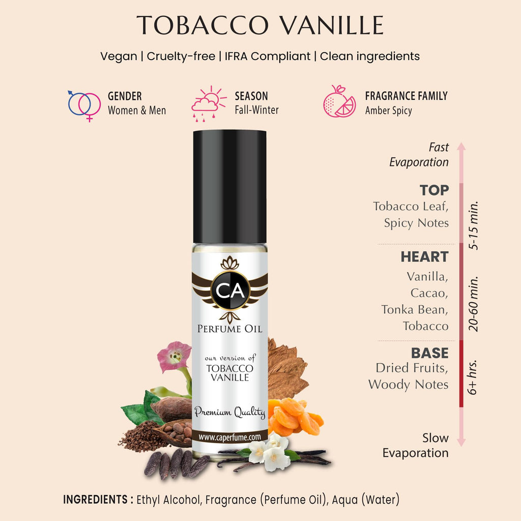CA Perfume Impression of Tobacco Vanille – Alcohol-Free Roll-On 10ml