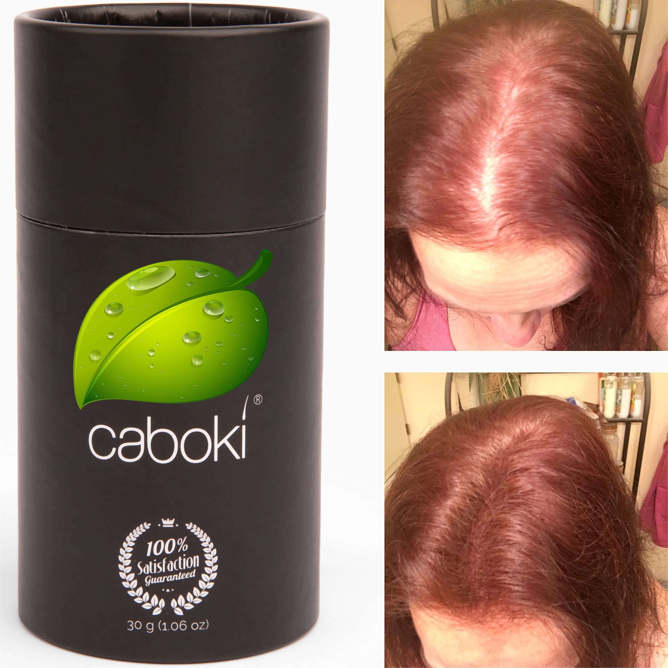 Caboki Hair Loss Concealer - All-Natural Plant-Based Fibers for Instant Fuller Hair (Light Auburn, 30g)