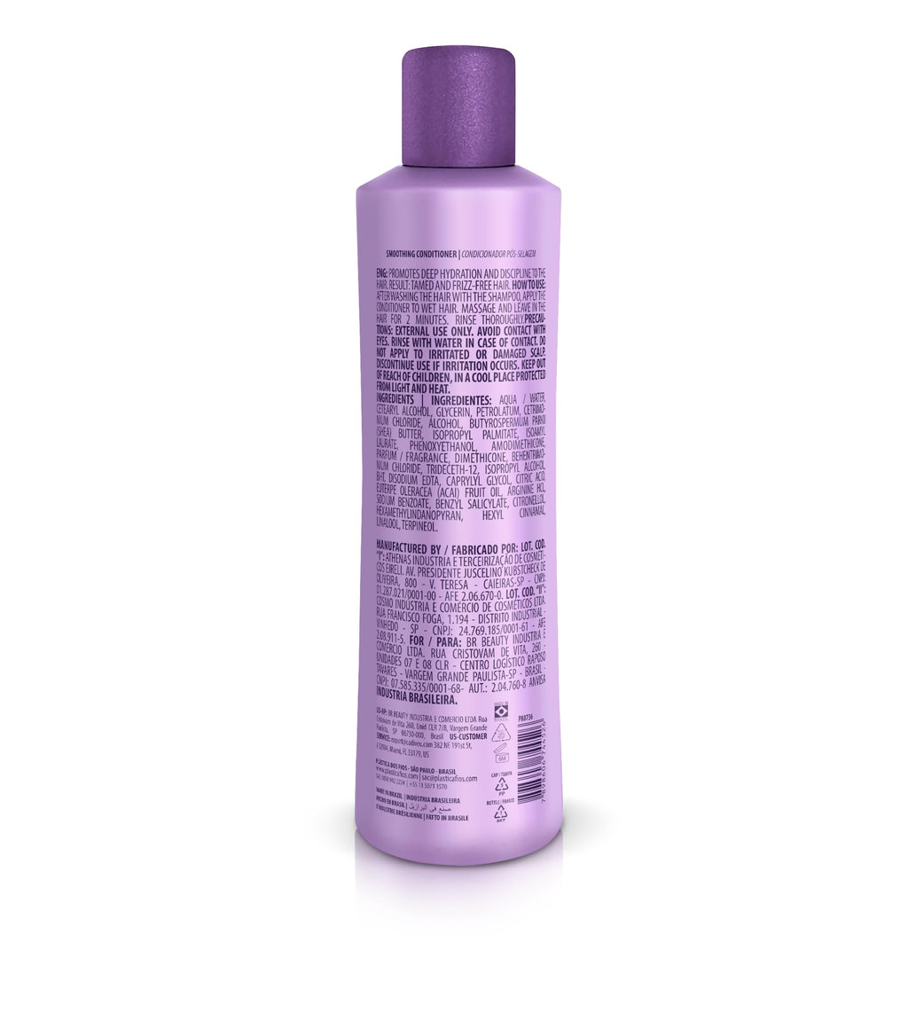 CADIVEU Plastica Dos Fios Smoothing Set – Keratin Hair Smoothing Kit (Shampoo, Conditioner, Hair Primer, Hair Mask)