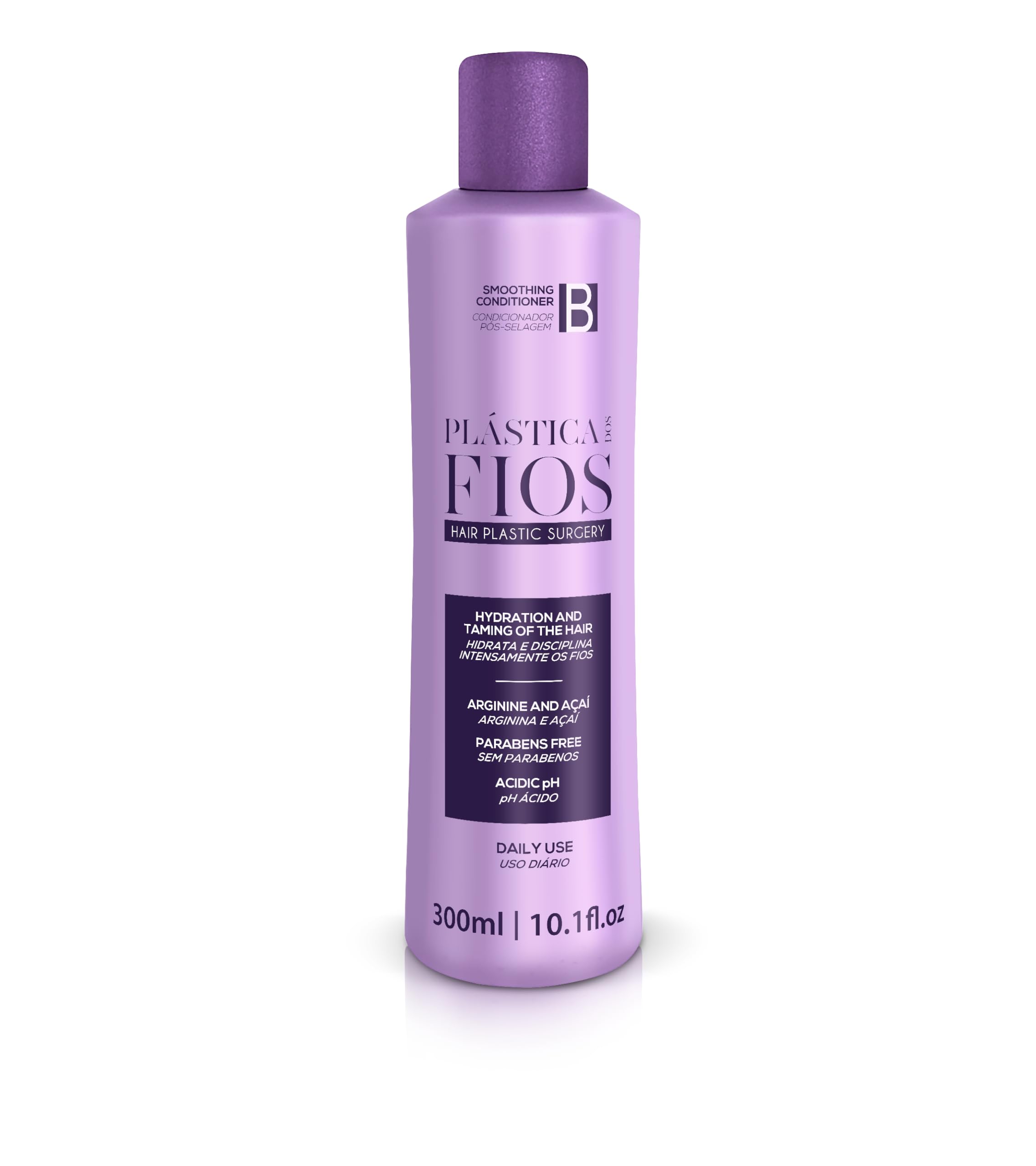 CADIVEU Plastica Dos Fios Smoothing Set – Keratin Hair Smoothing Kit (Shampoo, Conditioner, Hair Primer, Hair Mask)