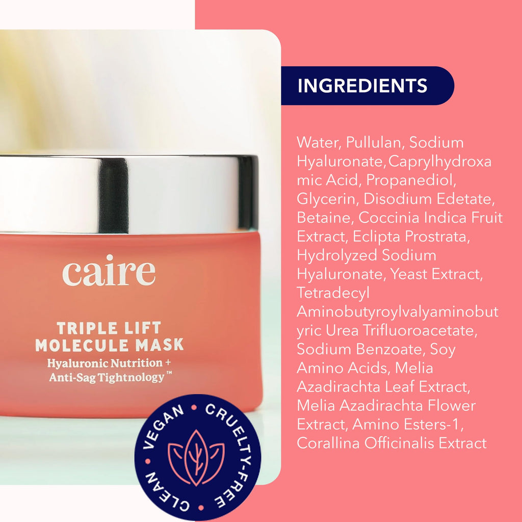 Caire Beauty Hyaluronic Acid Gel Mask — Instant Lift & Deep Hydration (40 ml)