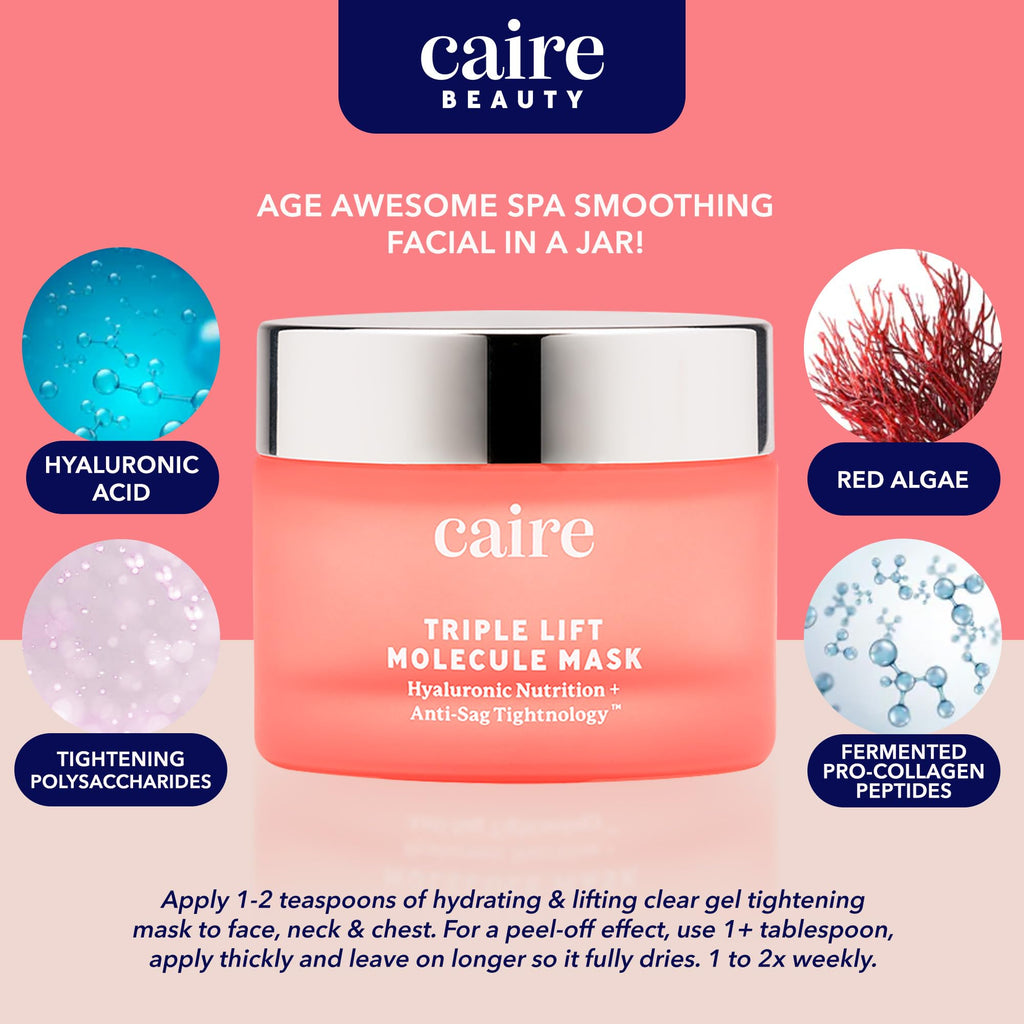 Caire Beauty Hyaluronic Acid Gel Mask — Instant Lift & Deep Hydration (40 ml)