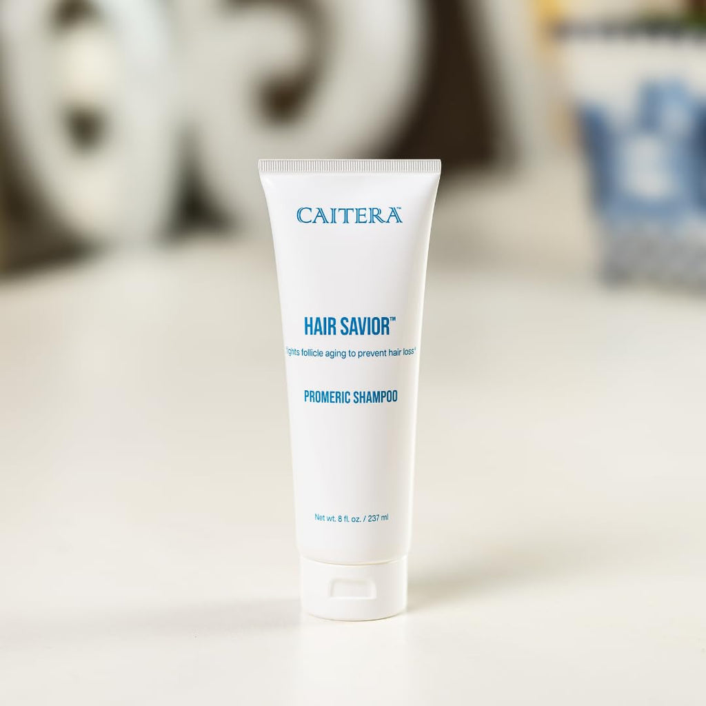 Caitera Hair Savior Promeric Shampoo for Thinning Hair | Biotin, Procapil, Rosemary & Turmeric Oils