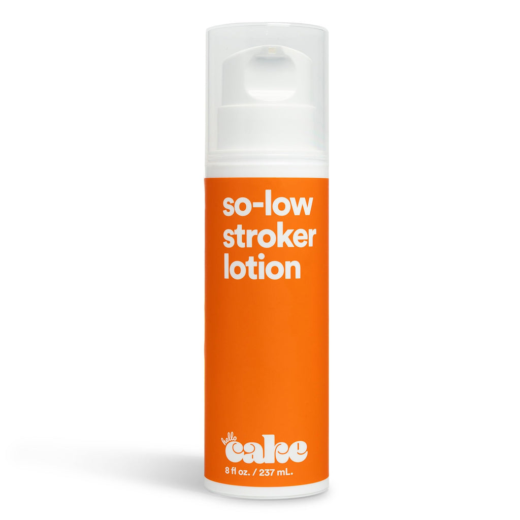 Cake Hello Cake So-Low Stroker Lotion – Below-the-Belt Solo Cream for Men (8 fl oz)