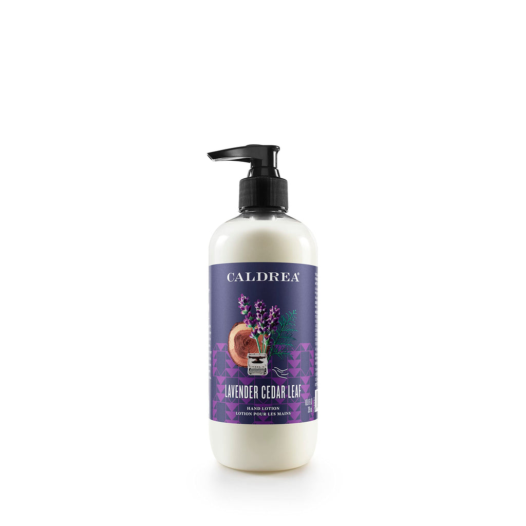 Caldrea Lavender Cedar Leaf Hand Lotion – Shea Butter, Aloe, Glycerin, 10.8 oz