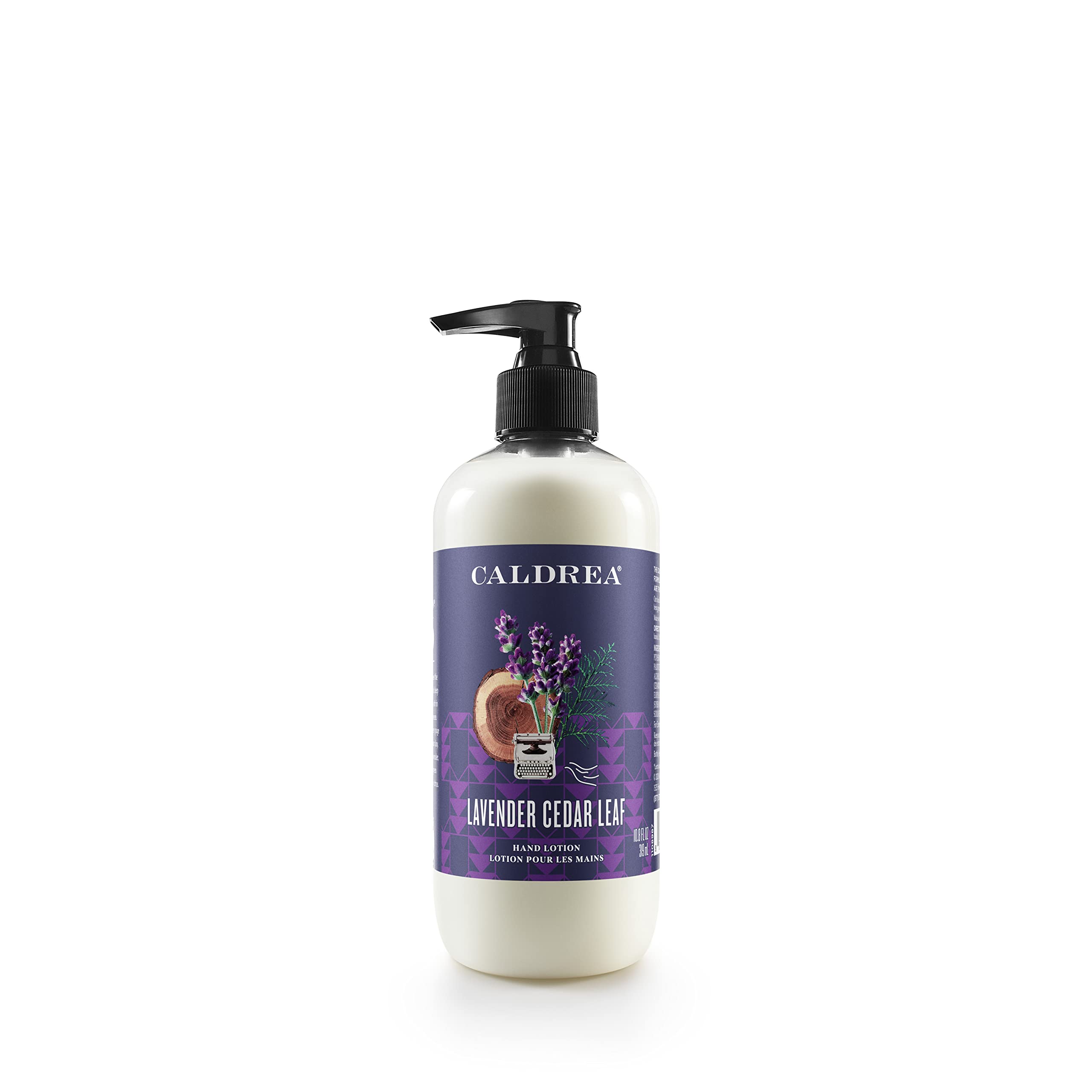 Caldrea Lavender Cedar Leaf Hand Lotion – Shea Butter, Aloe, Glycerin, 10.8 oz