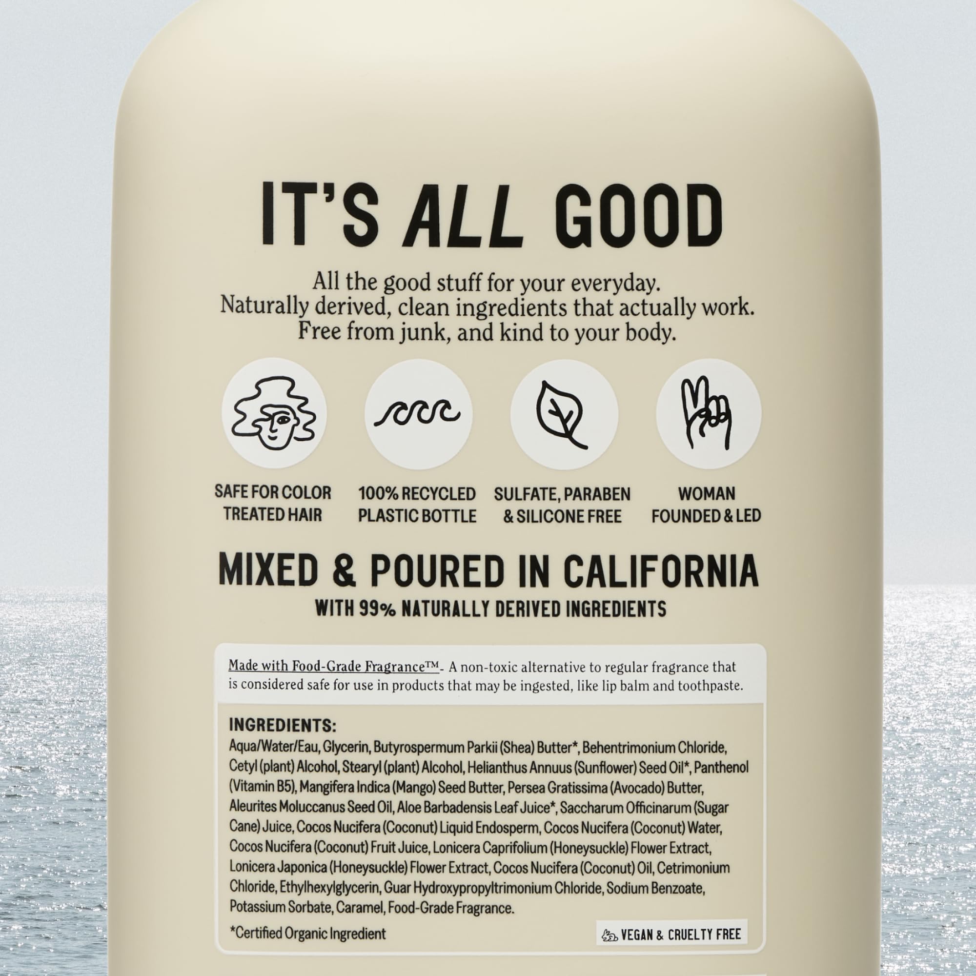 California Naturals Coconut Milk Conditioner – Hydration for Dry Hair, Vegan & Color Safe, 20 fl oz