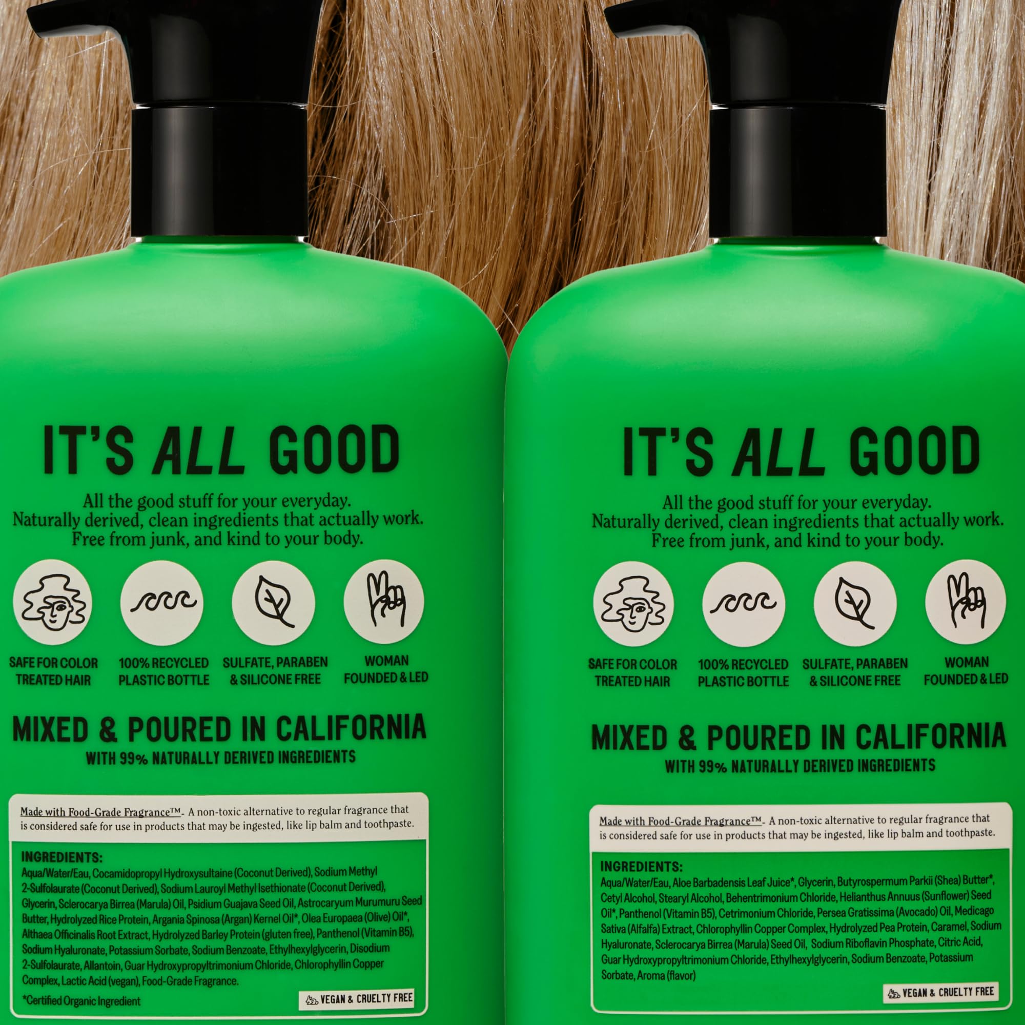 California Naturals Eucalyptus Breeze Moisture Shampoo & Conditioner Set | Hydrating, Color-Safe, 20 fl oz